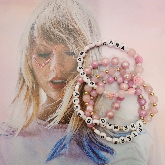 Taylor Swift Lover Inspired Friendship Bracelets Set Of 4 - Picture 1 of 8